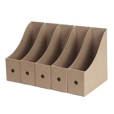 Document Storage Boxes Magazine Holder Desk Organizer File Cardboard File Folder