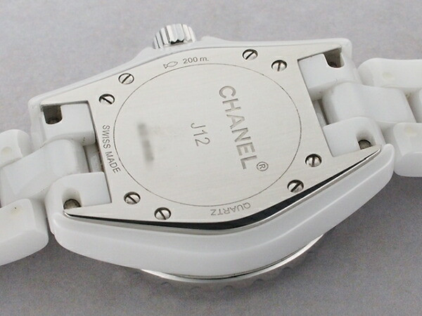 Chanel J12 33mm 8P Genuine Index Diamond H2422 New Buckle White  