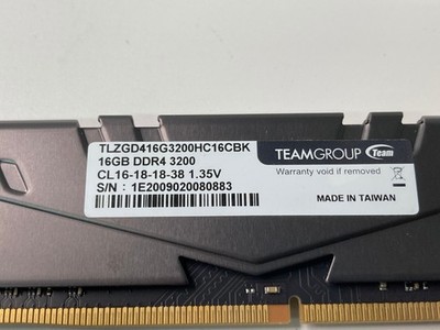 TeamGroup T-Force Vulcan Z 32GB (2x16GB) 3200MHz DDR4 Ram | eBay