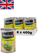 Fresh Cut Green Beans 400g Can Pack of 6 - Quick & Easy Meal Starter 5.63 per kilo