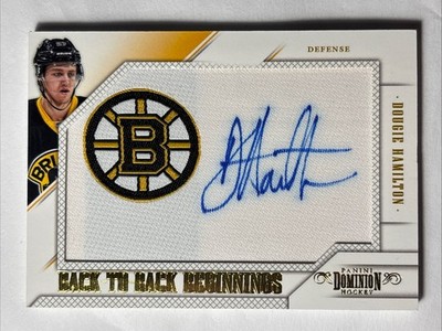 2013-14 Panini Domination Back-To-Back Auto Dougie Hamilton Ryan Murphy 52/99!!