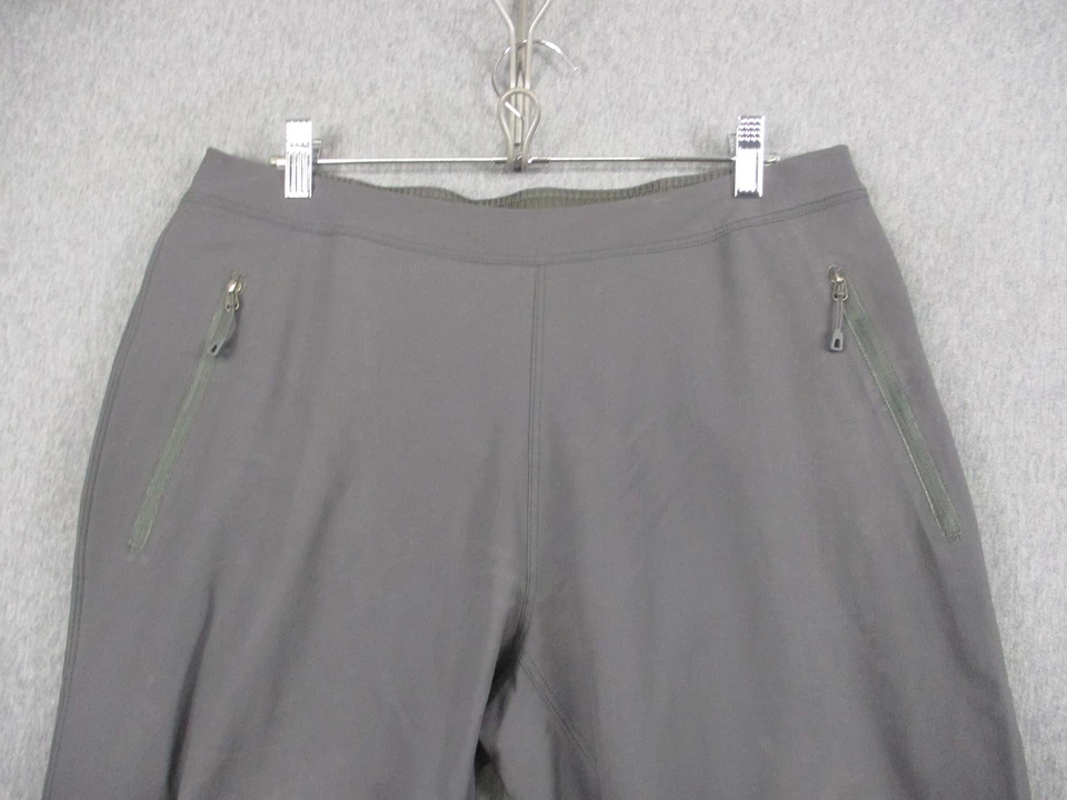 Pantalones Patagonia Para Hombres Gris Medio Polartec Power Shield Soft Shell Senderismo Foto 3 de 4