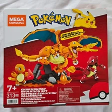 MEGA Construx Pokémon Pokemon Charmander Evolution Set 313 Pieces HFG06