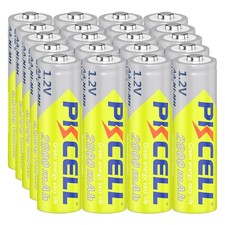 24PC PKCELL AA Ni-MH 2800mAh Rechargeable 1.2V Precharged Battery for Flashlight 1.83 per gallon