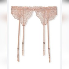 Victoria's Secret Floral Lace Garter Belt Lengerie Hoisery Size M/L NEW