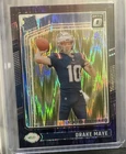 2024 Panini Donruss Optic - Rated Rookie Drake Maye #229 Purple Shock Prizm (RC)