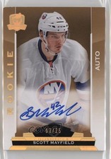 2014 Upper Deck The Cup Rookie Gold Spectrum Foil 3/25 Scott Mayfield Auto k4s