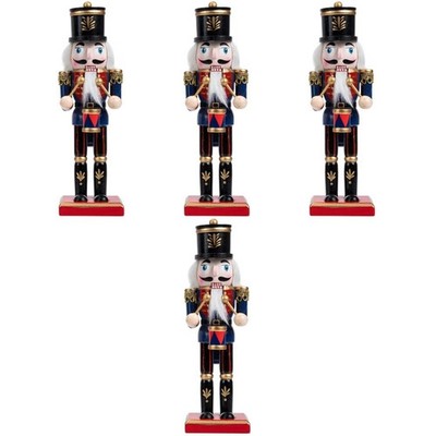  4 PCS Weihnachten Nussknacker Weihnachts Weihnachtsknacker -Figuren