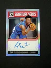 2018-19 Panini Donruss Optic Shai Gilgeous-Alexander RC SS Auto Silver