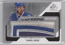 2014-15 SP Game Used Supreme Patch /12 Daniel Sedin #PA-DS Patch HOF 2d8