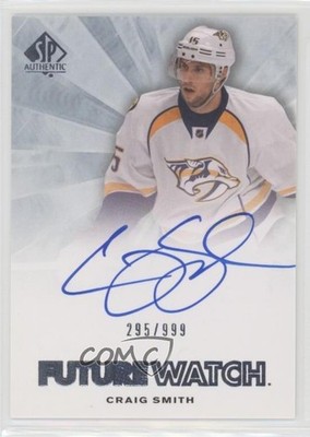 2011-12 SP Authentic Auto Future Watch 295/999 Craig Smith #268 Auto 05u8