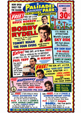 Vintage Palisades Amusement Park Ad Magnet –Fort Lee, New Jersey Bobby Rydell