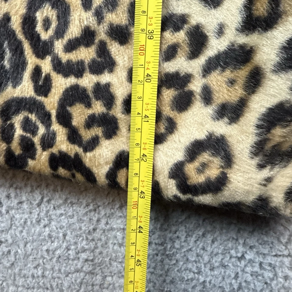 Piel sintética vintage años 60 La France 'Safari' Russel Taylor guepardo leopardo (defectos) Foto 3 de 4