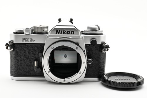 [Almost Unused] Nikon FM3A Silver 35mm SLR Film Camera Body Only From JAPAN
