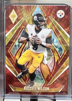 RUSSELL WILSON 2024 PHOENIX FOOTBALL FIREBURST STEELERS /350   