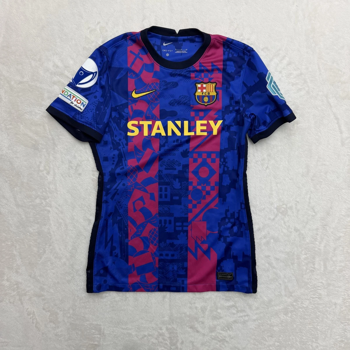 巴塞罗那足球俱乐部女式国际俱乐部足球球迷球衣| eBay