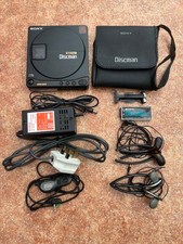 Sony Discman D-99, works intermittently. Accessories, MDR-A22 folding headphones