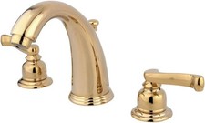 Kingston Brass KB982FL Royale Lavatory Faucet Brass Pop-Up Polished Brass