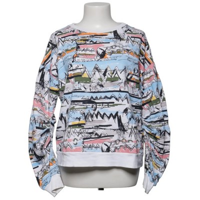 Joseph Janard, Sweatshirt, Größe: 40, Weiß/Blau/Mehrfarbig, Baumwolle #suv