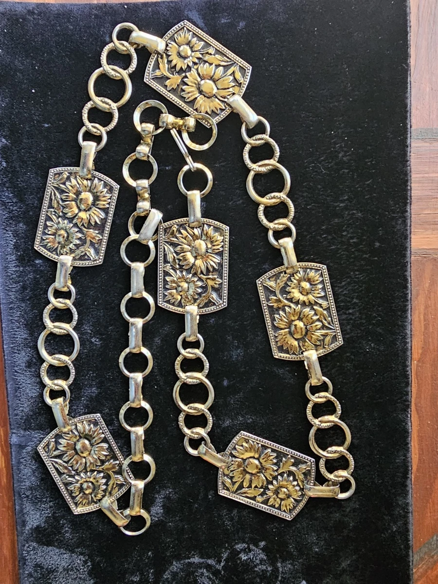 Chain Belt Floral Bohemian Belts for Women for sale | eBay display picture 3