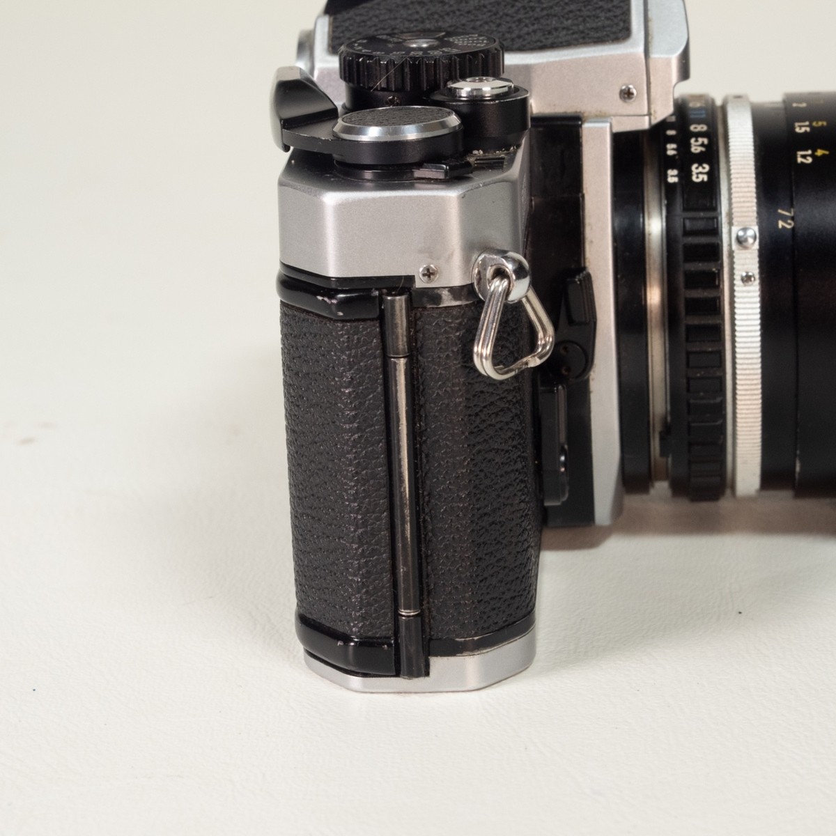 NIKON FM2 35mm Silver SLR Camera w/ 36-72MM 3.5 Lens Nice Shape