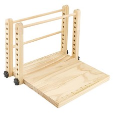 Wood Book Binding Stitching Frame, Adjustable Book Folding Stand for DIY Book...