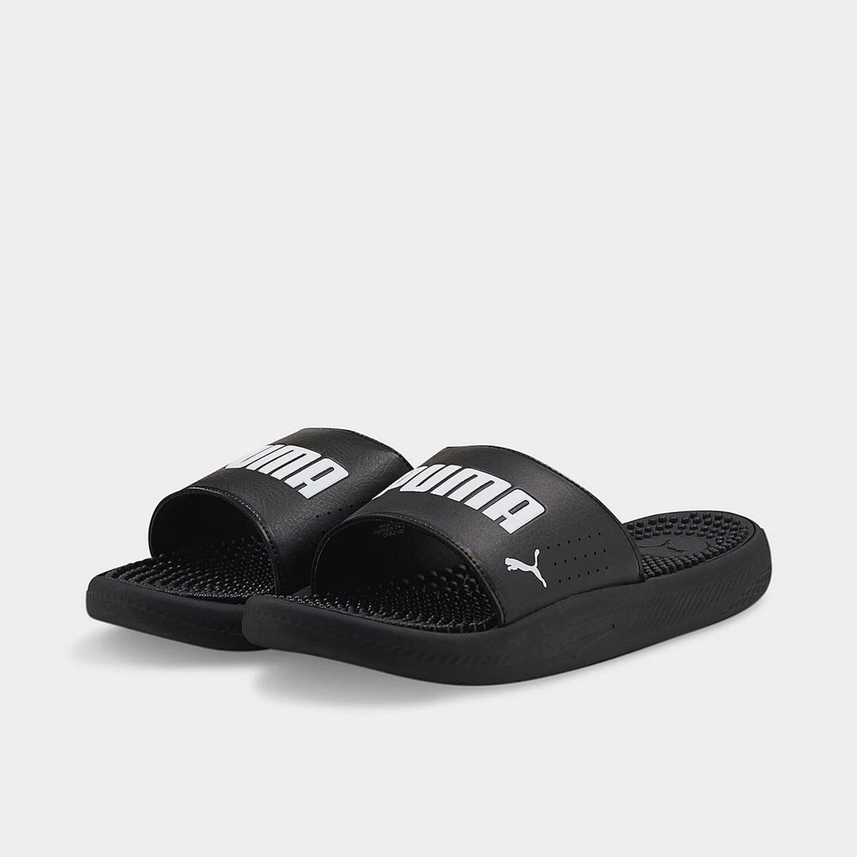 Men s Puma Softride Massage Slide Sandals Puma Black Puma White