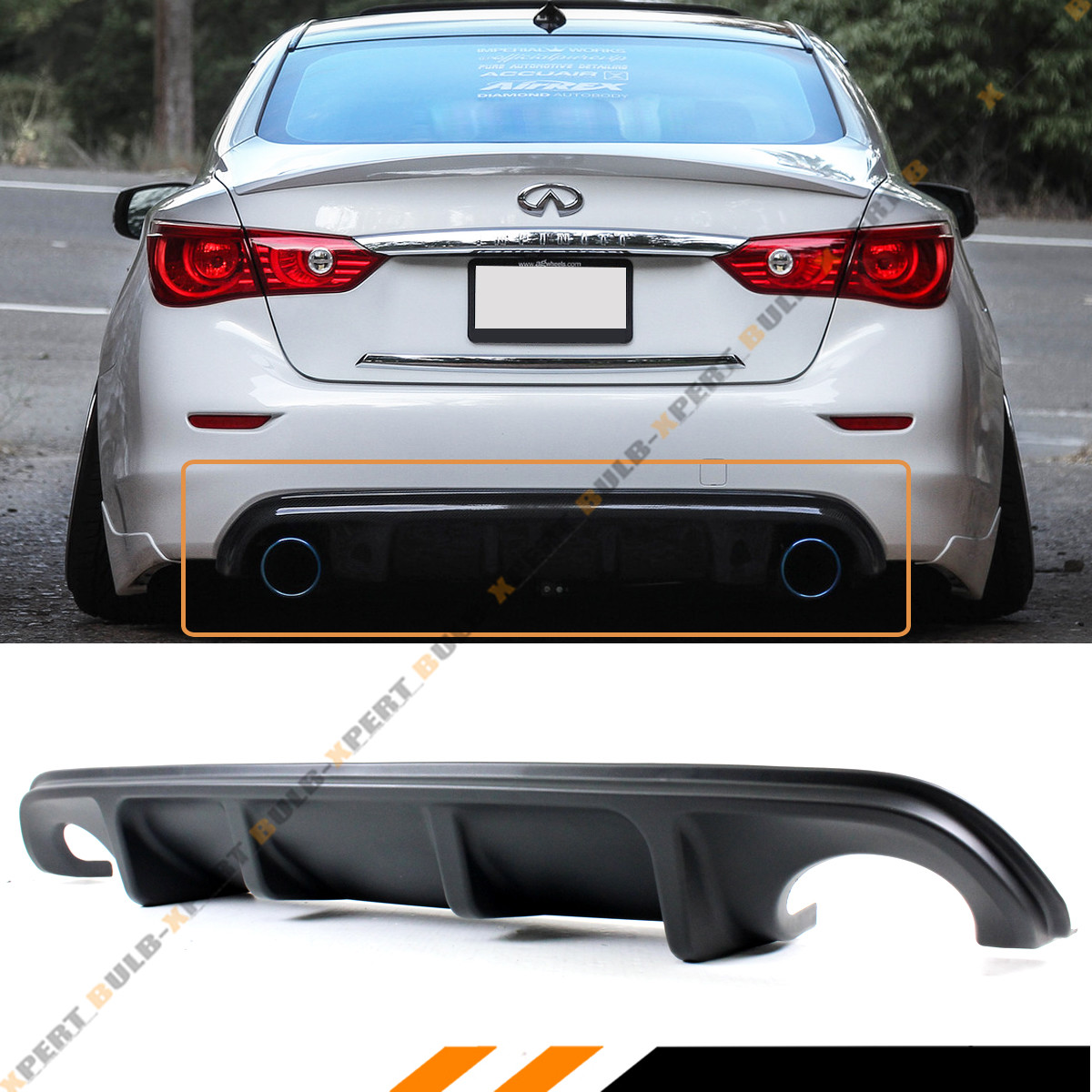 q50 rear bumper