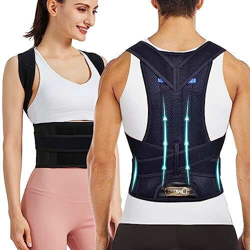 Redresseur de dos pour travailler sur écran ceinture dorsale contre le mal de dos