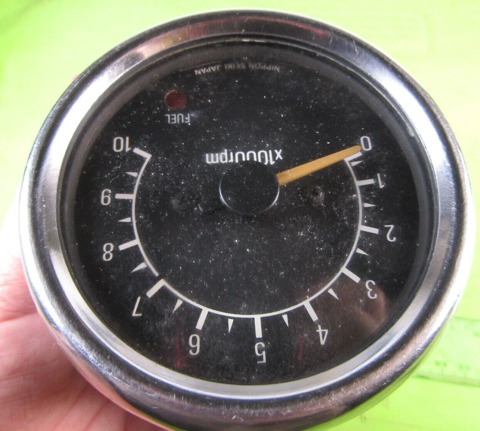 Yamaha XV1000 1984-1985 Virago Motocicleta Tacómetro Calibre # 10 OEM Sin probar Foto 3 de 4