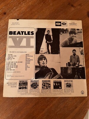 The Beatles VI 1965 Capitol T 2358 MONO 1st Press VG++ | eBay