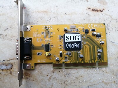 SIIG CyberPro JJ-P1010A3 FRU 73P3974 PCI Serial Adapter Card