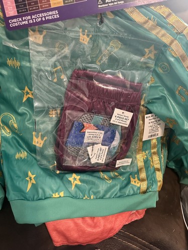 NEW Karma's World Halloween Costume Girls XS 4/5 Netflix Rubie’s 6 Piece Set. - Picture 2 of 2