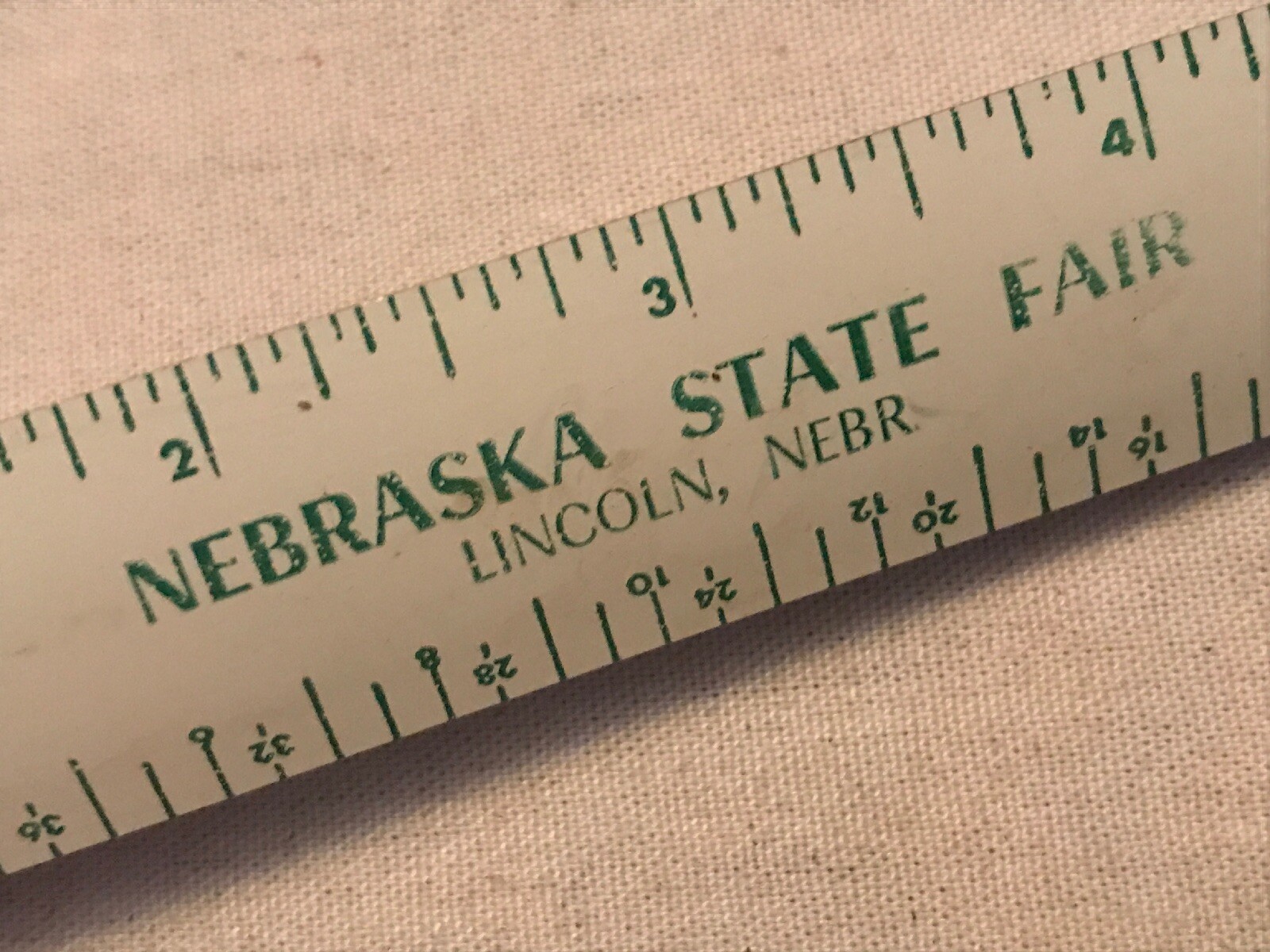 Nebraska State Fair Vintage Souvenir Tin Ruler, Lincoln, Nebraska | eBay