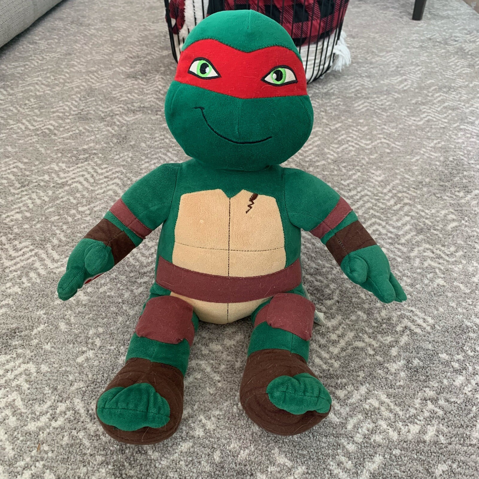Teenage Mutant Ninja Turtle Raphael Build A Bear plush 18