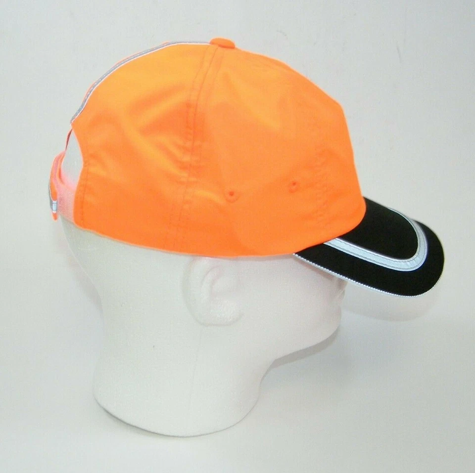 (7) GORRAS AUTORIDAD PORTUARIA ALTA VISIBILIDAD SOMBREROS C836A NARANJA/AMARILLO CON NEGRO Foto 3 de 4