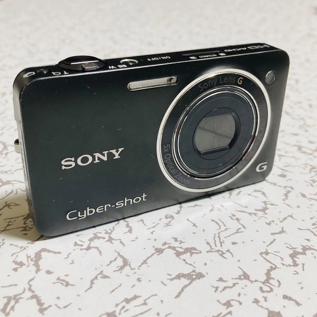 SONY Cyber-Shot WX DSC-WX5(B) Digital Camera Black For Parts Junk