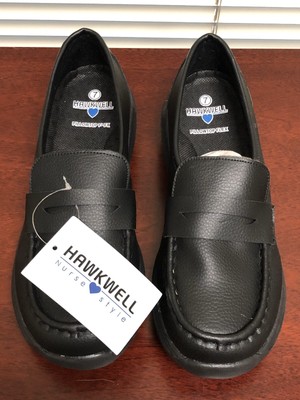 hawkwell women's lightweight comfort slip resistant nursing shoes