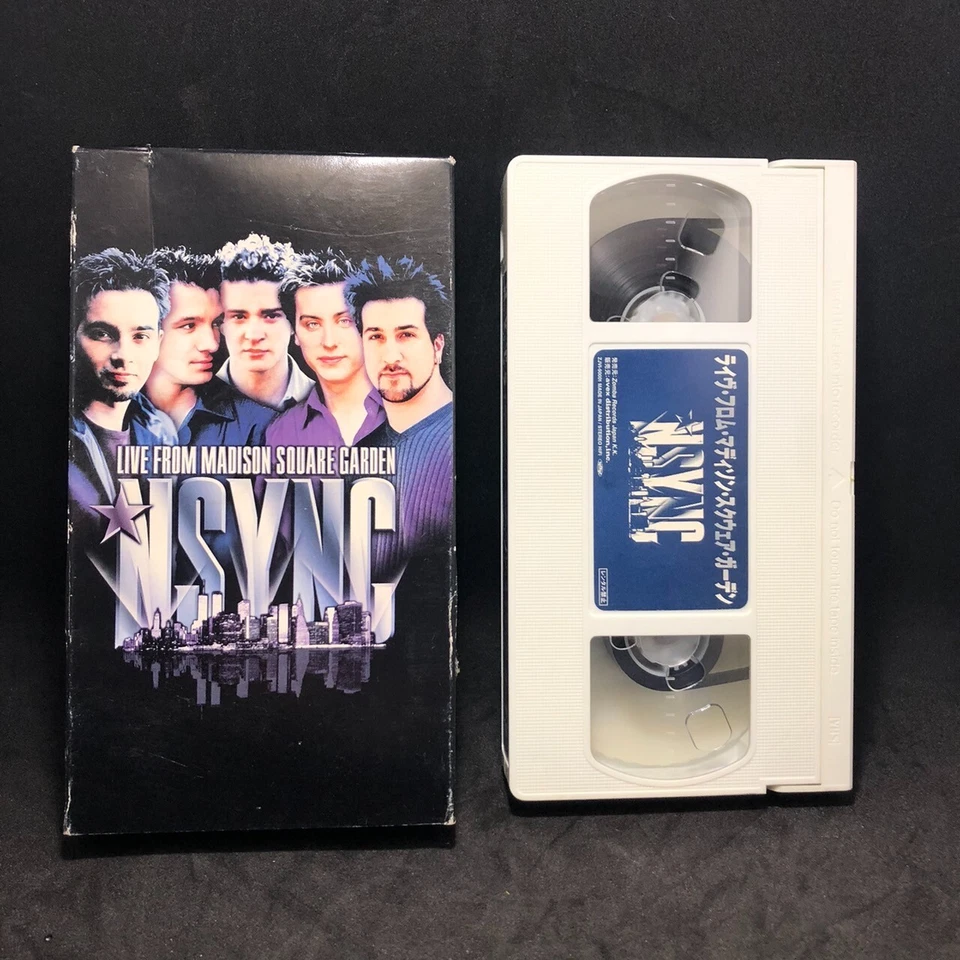 NSYNC Group VHS video Vintage  LIVE FROM MADISON SQUARE GARDEN - Image 2 of 4