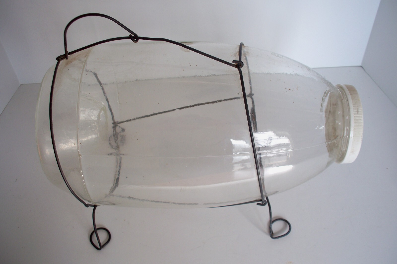 VINTAGE GLASS MINNOW TRAP eBay
