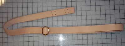 Musket Sling 1 1/4'' wide Brass Buckle18thcenturyRepro Natural