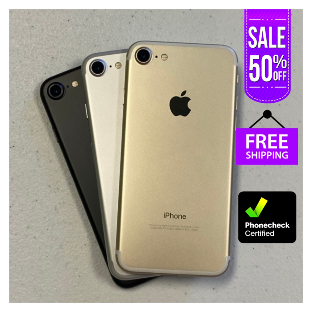Apple iPhone 7 Rose Gold, Black, Red, 128/32GB Unlocked T-Mobile