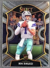 Ben DiNucci 2020 Panini Select #99 Dallas Cowboys RC
