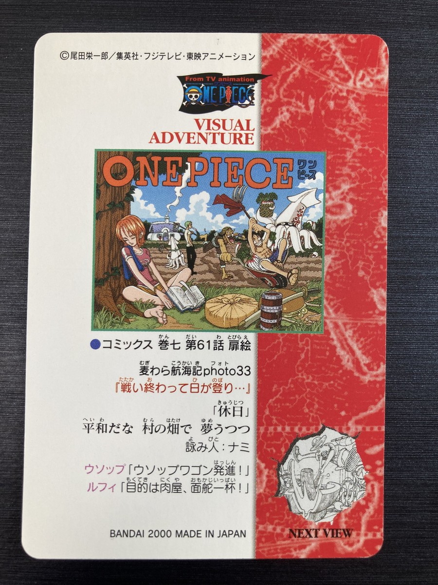 No.47 Rare One Piece Visual Adventure Carddass Bandai Japanese | eBay