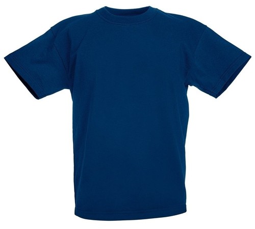 FRUIT OF THE LOOM 3-5 PACK PLAIN NAVY T SHIRT TEE SHIRT S TO 4XL UNISEX BARGAIN - Picture 2 of 3