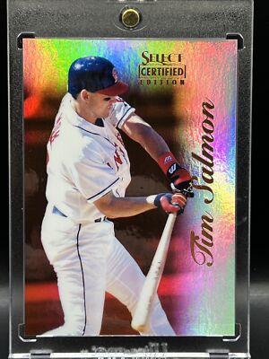 1996 Select Certified Edition Tim Salmon MIRROR RED NM+ Angels Only 90 Made #37
