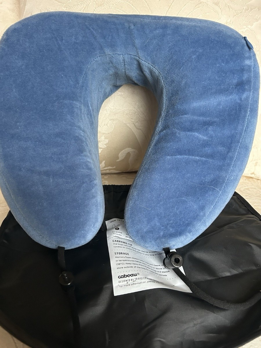 Cabeau Travel Neck Pillow Blue(新品未使用品) Cabeau Evolution Classic Blue Travel Neck Pillow Memory Foam