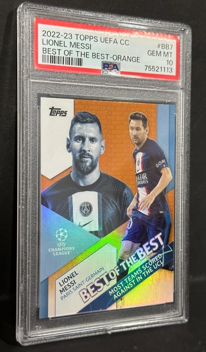 世界299枚！Topps Finest MESSI ケースヒット THE MAN Graded: 2022-23 Topps Finest UEFA The Man Superfractors