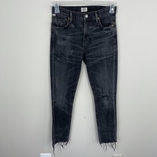 Citizens Of Humanity Rocket High Rise Skinny Jeans Size 26 Firebird Distressed