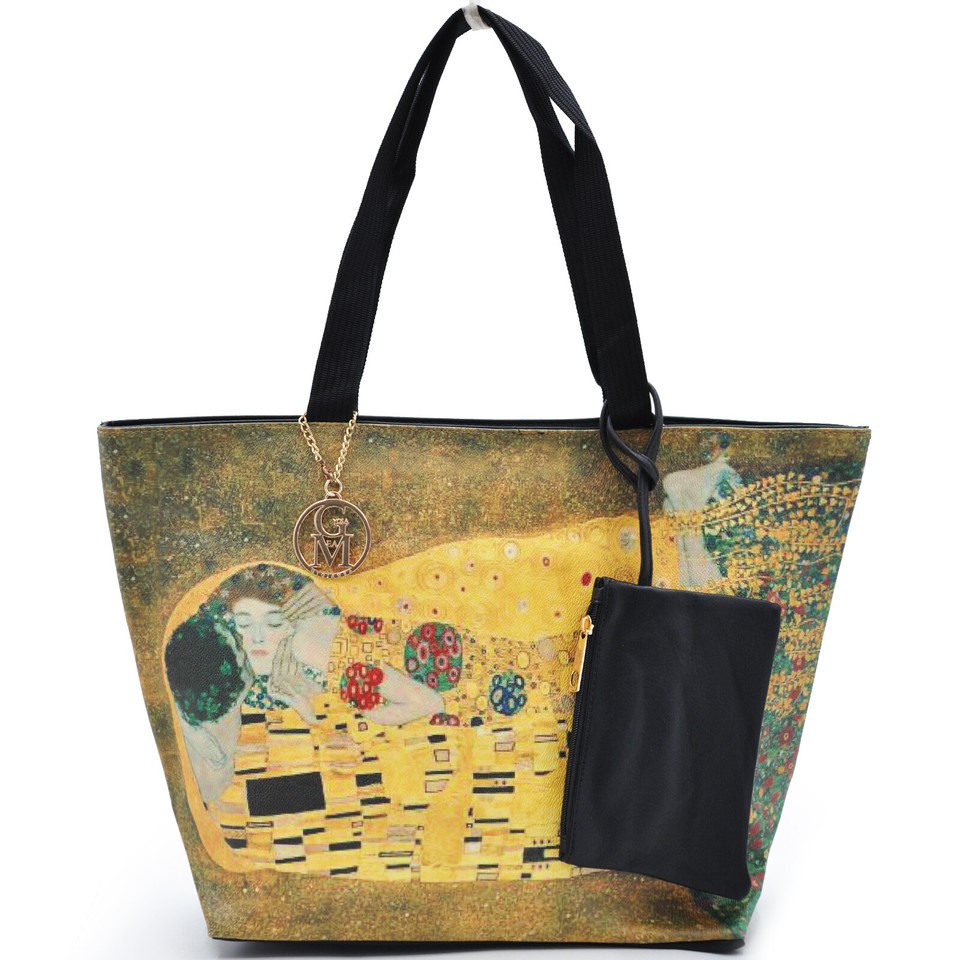 Borsa Shopping Vincent Van Gogh - Tracolla Spaziosa Con Motivo 'Caffè Notturno', Arte E Praticità - Foto 5